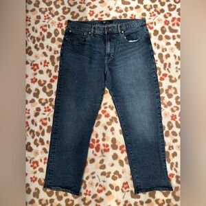GAP Dark Blue Straight Leg Jeans